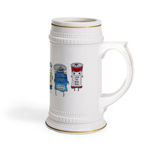 Load image into Gallery viewer, There's Too Many Beers (Stein Glass)