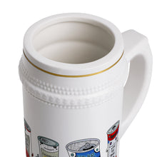 Load image into Gallery viewer, There's Too Many Beers (Stein Glass)