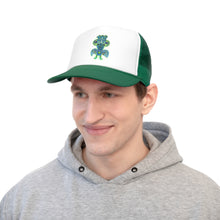 Load image into Gallery viewer, Nuclear Snail Headed Caterpillar Parrot (Trucker Hat)