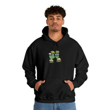 Load image into Gallery viewer, Friendly Cheeseburger Mushroom Turtles (Hoodie)
