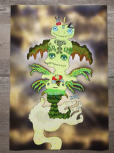 Load image into Gallery viewer, Helping Hand Pixie Demon slug (13x19 Glossy Full Art Signed Print)
