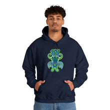 Load image into Gallery viewer, Nuclear Snail Headed Caterpillar Parrot (Hoodie)
