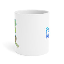 Load image into Gallery viewer, Nerdy But Friendly flipping the Bird Mime Iguana Mug (20 oz)
