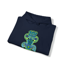 Load image into Gallery viewer, Nuclear Snail Headed Caterpillar Parrot (Hoodie)
