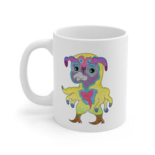 Load image into Gallery viewer, Mutating Love Chick Rocking Dancing Boots FML Coffee Mug (11 oz)
