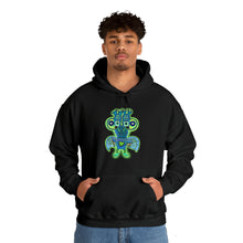 Load image into Gallery viewer, Nuclear Snail Headed Caterpillar Parrot (Hoodie)
