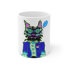 Load image into Gallery viewer, Tux the Wandering Kitty Coffee Mug (11 oz)
