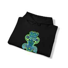 Load image into Gallery viewer, Nuclear Snail Headed Caterpillar Parrot (Hoodie)
