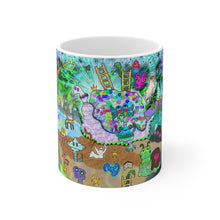 Load image into Gallery viewer, Snails Snakes and Ladders Coffee Mug  (11 oz)

