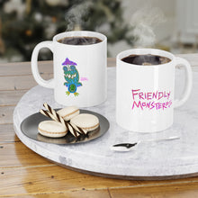 Load image into Gallery viewer, Flightless Turtle Penguin Growing an Umbrella Coffee Mug (11oz)
