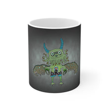 Load image into Gallery viewer, Just a Little Spooky Squid Angel Bat Coffee Mug (11 oz)
