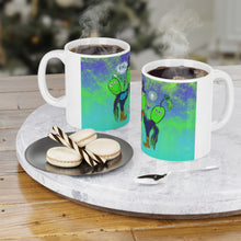 Load image into Gallery viewer, Friendly Future Square Dancing Alien Budding Brothers Coffee Mug (11 oz)
