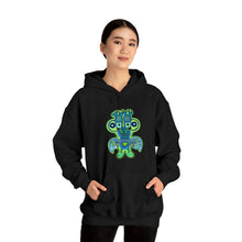 Load image into Gallery viewer, Nuclear Snail Headed Caterpillar Parrot (Hoodie)
