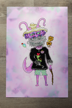 Load image into Gallery viewer, Friendly Bearded Snail Farmer (Glossy 13x19 Print)

