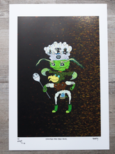 Load image into Gallery viewer, Evolving Chef Tree Duck (13x19 Glossy Border Signed Print)
