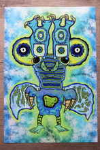 Load image into Gallery viewer, Nuclear Snail Headed Caterpillar Parrot (13x19 Glossy Pro Print)
