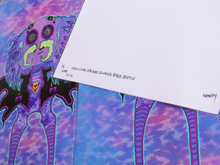 Load image into Gallery viewer, Overly Kind Balding Bouncer Biker Beetle (13x19 Print)
