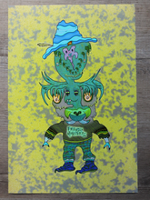 Load image into Gallery viewer, Friendly Fuzzy Turtle Egg Farmer (13x19 Glossy Full Art Signed Print)

