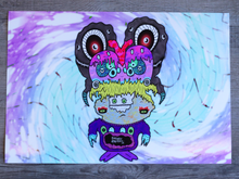 Load image into Gallery viewer, Friendly Loving Heart Gnome (13x19 Glossy Full Art Signed Print)
