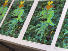 Load image into Gallery viewer, Friendly Locked Down Swamp Mullet Troll Looking For a Hug (13x19 Glossy Border Signed Print)
