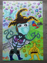 Load image into Gallery viewer, Marvellous Masked Friendly Fishing Dream Bot (13x19 Glossy Full Art Signed Print)
