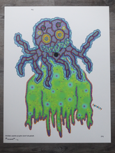 Load image into Gallery viewer, Friendly Singing Octopus Ghost DayDream (17x22 Fine Art Signed Print)
