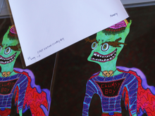 Load image into Gallery viewer, First Edition Clumsy Boy (13x19 Glossy Full Art Signed Print)
