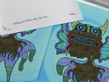 Load image into Gallery viewer, Friendly Butterfly Ears Star Troll (13x19 Glossy Full Art Signed Print)
