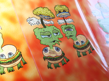 Load image into Gallery viewer, Friendly Cheeseburger Mushroom Turtles (13x19 Glossy Full Art Signed Print)
