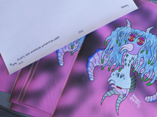 Load image into Gallery viewer, Mighty Mino Wondering Woodpecker Worm (13x19 Glossy Pro Print)
