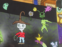 Load image into Gallery viewer, Log Cabin Entrance Enters the Friendly Monsterz Verse (17x22 Fine Art Full Art Signed Print)
