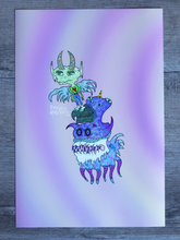 Load image into Gallery viewer, Pixie Fairy Demon Duck Dust Bunny (13x19 Glossy Full Art Signed Print)
