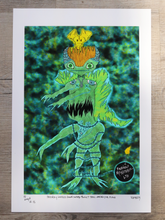 Load image into Gallery viewer, Friendly Locked Down Swamp Mullet Troll Looking For a Hug (13x19 Glossy Border Signed Print)
