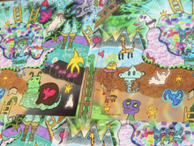 Load image into Gallery viewer, Snails Snakes And Ladders (17x22 Fine Art Signed Print)
