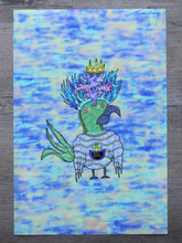 Load image into Gallery viewer, Happy Hooty Having His Daily Star Gaze (13x19 Glossy Full Art Signed Print)
