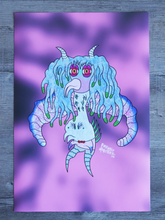 Load image into Gallery viewer, Mighty Mino Wondering Woodpecker Worm (13x19 Glossy Pro Print)
