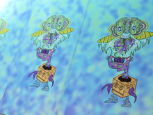 Load image into Gallery viewer, Sluggish Evolving Elephant Surfer Lizard Packing to Move (13x19 Glossy Full Art Print)
