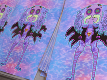 Load image into Gallery viewer, Overly Kind Balding Bouncer Biker Beetle (13x19 Print)
