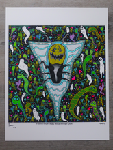 Load image into Gallery viewer, Things and Thought Tadpole Tornado Ghost Bee Swarm (17x22 Fine Art Border Signed Print)
