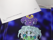 Load image into Gallery viewer, Delirious Duck Ostrich Bunny Gremlin (13x19 Glossy Full Art Signed Print)
