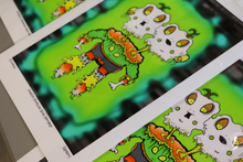 Load image into Gallery viewer, Pumpkin Promising Bone Brothers (Glossy Border 13x19 Print)
