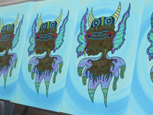 Load image into Gallery viewer, Friendly Butterfly Ears Star Troll (13x19 Glossy Full Art Signed Print)
