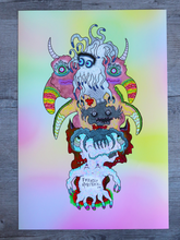 Load image into Gallery viewer, Crabby Rotting Spider Sea Creature (13x19 Glossy Full Art Signed Print)
