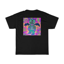 Load image into Gallery viewer, Furiously Friendly Day Dreaming RatBat Astronaut Alien (Backside T-Shirt)

