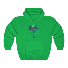 Load image into Gallery viewer, Friendly SnowGlobe Iguana Serving Breakfast at Home Plate (Hoodie)
