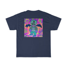 Load image into Gallery viewer, Furiously Friendly Day Dreaming RatBat Astronaut Alien (Backside T-Shirt)
